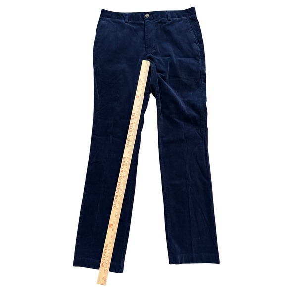 Vineyard Vines Mens Corduroy Pants 34x34 Navy Blue Classic Fit - Picture 11 of 12